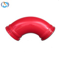 Wear resistant DN150/6 double wall elbow price